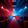 4Pcs Red and Blue 3D Glasses Universal TV Movie Dimensional Video Frame 3D Glasses DVD Game Glass 3D Style Glasses for 3D Movies Games,3D Viewing Glasses,Light Simple Design,Accessories view 4