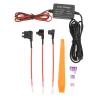 Dash Cam Hardwire Kit Mini USB Adapter, 12V to 30V to 5V Power Converter for Mirror Cam GPS Navigator and Detector, Heavy Duty Power Cable for 24 Hour Surveillance and Hidden view 2