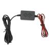 Dash Cam Hardwire Kit Mini USB Adapter, 12V to 30V to 5V Power Converter for Mirror Cam GPS Navigator and Detector, Heavy Duty Power Cable for 24 Hour Surveillance and Hidden view 4