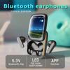 2025 New Smart Full-Color Touch Screen Sliding Bluetooth Earbuds - Noise Reduction Technology, Music/Game Mode Switch for Immersive Audio (Black) view 3