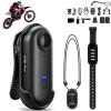 4K POV Motorcycle Camera, Wearable Body Action Cam with Head Strap & Chest Mount, 35g Magnetic Thumb Camera, 170 Wide Angle, 30M Waterproof, Helmet & Handlebar Mount (Black-4K-256G,Standard) view 1