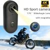 4K POV Motorcycle Camera, Wearable Body Action Cam with Head Strap & Chest Mount, 35g Magnetic Thumb Camera, 170 Wide Angle, 30M Waterproof, Helmet & Handlebar Mount (Black-4K-256G,Standard) view 2