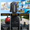 4K POV Motorcycle Camera, Wearable Body Action Cam with Head Strap & Chest Mount, 35g Magnetic Thumb Camera, 170 Wide Angle, 30M Waterproof, Helmet & Handlebar Mount (Black-4K-256G,Standard) view 3