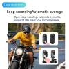 4K POV Motorcycle Camera, Wearable Body Action Cam with Head Strap & Chest Mount, 35g Magnetic Thumb Camera, 170 Wide Angle, 30M Waterproof, Helmet & Handlebar Mount (Black-4K-256G,Standard) view 4