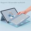 kaidisen Keyboard Case for Galaxy Tab S11+ 11 inch Case with Bluetooth Mouse and Detachable Candy Color Keyboard Cover Round KeyDark Green view 3