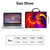 10 inch Laptop Bag for Women & Men - Red Flowers Fire Phoenix Pattern Computer Bag with Handle & Zipper Portable Tote Bags Laptop Sleeve Fits 10 inch Laptops Notebook Tablet & Accessorie view 2