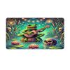 One Piece of Frog Desk Mat Desk Pad Large Mouse Pad Anti-Slip Big Mousepad with Stitched Edges Computer Mouse Pads for Gaming Home Office Work 16"x30" view 1