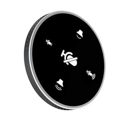 HYTROVE USB Conference Microphone Portable Desktop Microphone for Video Meetings and Live Streaming, Omnidirectional USB Mic with Noise Reduction for Computer and Online Communication,