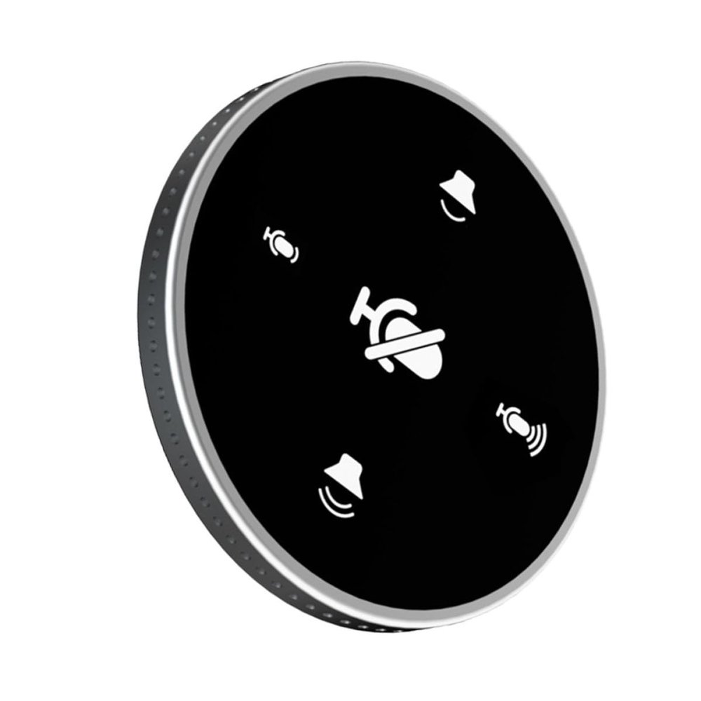 HYTROVE USB Conference Microphone Portable Desktop Microphone for Video Meetings and Live Streaming, Omnidirectional USB Mic with Noise Reduction for Computer and Online Communication,
