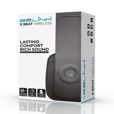 BeLink X Beat Wireless Foldable Headphones Limited Black