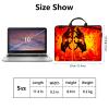 10 inch Laptop Bag for Women & Men - Maple Leaf Wolf Pattern Computer Bag with Handle & Zipper Portable Tote Bags Laptop Sleeve Fits 10 inch Laptops Notebook Tablet & Accessorie view 2