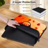 10 inch Laptop Bag for Women & Men - Red Flowers and Maple Leaves Pattern Computer Bag with Handle & Zipper Portable Tote Bags Laptop Sleeve Fits 10 inch Laptops Notebook Tablet & Accessorie view 4