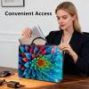 12 inch Laptop Bag for Women & Men - Colorful Lotus Pattern Computer Bag with Handle & Zipper Portable Tote Bags Laptop Sleeve Fits 12 inch Laptops Notebook Tablet & Accessorie view 2