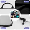 12 inch Laptop Bag for Women & Men - Galaxy Cat and Butterfly Pattern Computer Bag with Handle & Zipper Portable Tote Bags Laptop Sleeve Fits 12 inch Laptops Notebook Tablet & Accessorie view 3