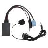 Bluetooth 5.0 AUX in Cable with Hands Free Microphone Fit for B5 CD Player Replaces OE 7 607 897 093 ISO 8 Pin Connector 3.5 mm Jack Wireless Music Adapter view 1