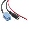 Bluetooth 5.0 AUX in Cable with Hands Free Microphone Fit for B5 CD Player Replaces OE 7 607 897 093 ISO 8 Pin Connector 3.5 mm Jack Wireless Music Adapter view 3