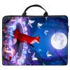 10 inch Laptop Bag for Women & Men - Mushroom Butterflies and Fox Pattern Computer Bag with Handle & Zipper Portable Tote Bags Laptop Sleeve Fits 10 inch Laptops Notebook Tablet & Accessorie view 1