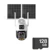 ORIDLECTAL Dual-Lens Solar Powered Security Camera with 25W Solar Panel, Outdoor Camera Wireless with Motion Detection and Full Color Night Vision for Home Security 128GB view 2