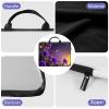 10 inch Laptop Bag for Women & Men - Purple Roses and Butterflies Pattern Computer Bag with Handle & Zipper Portable Tote Bags Laptop Sleeve Fits 10 inch Laptops Notebook Tablet & Accessorie view 3