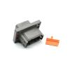 1-2303064-1 DTM Cable Panel Automotive Socket Flange Waterproof Connector DTM06-12SA 1-2303064-2 DTM06-12SB 8Pin 12Pin 8P 12hole(1-2303064-2) view 3