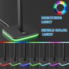 Ahonnpely Headphone Stand for Desk - Headset Stand with Aluminum Hanger, Headphone Holder for AirPods Max, Sony, Bose, Beats and More (RGB-Black) view 3