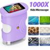 1000x Handheld Microscope, 2.4-inch Screen Mini Pocket Microscope Educational Toy (Yellow) view 3