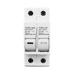 1P 2P DC Fuse Holder 10 * 38mm High Voltage Solar PV 1100V TOPV-30 Base Photovoltaic System Protection Protector gpV(2P with LED) view 1