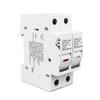 1P 2P DC Fuse Holder 10 * 38mm High Voltage Solar PV 1100V TOPV-30 Base Photovoltaic System Protection Protector gpV(2P with LED) view 2