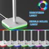 Ahonnpely Headphone Stand for Desk - Headset Stand with Aluminum Hanger, Headphone Holder for AirPods Max, Sony, Bose, Beats and More (RGB-White) view 3
