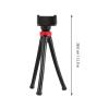 CATIEBYE Adjustable Phone Tripod with 1/4 Inch Screw and Smartphone Clip, Portable Tabletop Camera Tripod for Live Streaming, Vlogging, and Selfie Photography view 2