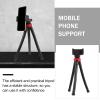 CATIEBYE Adjustable Phone Tripod with 1/4 Inch Screw and Smartphone Clip, Portable Tabletop Camera Tripod for Live Streaming, Vlogging, and Selfie Photography view 3