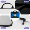 13 inch Laptop Bag for Women & Men - Mountain Trees and the Moon Pattern Computer Bag with Handle & Zipper Portable Tote Bags Laptop Sleeve Fits 13 inch Laptops Notebook Tablet & Accessorie view 3