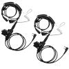 2PackWalkie Talkie Throat Microphone 7.1mm Headset U94 PTT Tactical Adapter Compatible with UV-5R/UV-5RH / 5RM /UV-82/BF-888S/UV-13/DM-1701/UV25 Pro Max Two Way Radio Accessories view 1