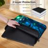 12 inch Laptop Bag for Women & Men - Forest Flowers Owl Pattern Computer Bag with Handle & Zipper Portable Tote Bags Laptop Sleeve Fits 12 inch Laptops Notebook Tablet & Accessorie view 4
