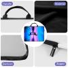 10 inch Laptop Bag for Women & Men - Blue Galaxy Deer Pattern Computer Bag with Handle & Zipper Portable Tote Bags Laptop Sleeve Fits 10 inch Laptops Notebook Tablet & Accessorie view 3