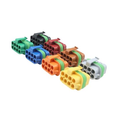 1/5pcs 1518202 8-Hole Automotive Type 8-Color Waterproof Connector DJ7085A-2.8-21 8PIN 8P DJ7085A Red Green Yellow Blue(1518208 8P,5pcs)