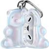 Bear Shaped Protective Case for Air Pods, Silicone Case Funny Cover Compatible for Airpods 4, Cute Shockproof Protective Cover Case, Silicone Clear Cover Bear Earphone Case (Colour, for AirPods 4) view 3