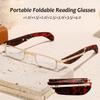 Dianaily Foldable Anti-Blue Light Reading Glasses with Case,Portable Foldable Reading Glasses for Men Women, Anti Eyestrain (Red,+2.0) view 2