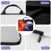 12 inch Laptop Bag for Women & Men - Sun Moon Butterflies Pattern Computer Bag with Handle & Zipper Portable Tote Bags Laptop Sleeve Fits 12 inch Laptops Notebook Tablet & Accessorie view 3