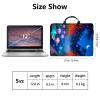 12 inch Laptop Bag for Women & Men - Purple Lotus Flowers and Butterflies Pattern Computer Bag with Handle & Zipper Portable Tote Bags Laptop Sleeve Fits 12 inch Laptops Notebook Tablet & Accessorie view 2