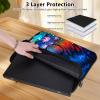 12 inch Laptop Bag for Women & Men - Purple Lotus Flowers and Butterflies Pattern Computer Bag with Handle & Zipper Portable Tote Bags Laptop Sleeve Fits 12 inch Laptops Notebook Tablet & Accessorie view 4