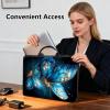 17 inch Laptop Bag for Women & Men - Beautiful Butterflies Pattern Computer Bag with Handle & Zipper Portable Tote Bags Laptop Sleeve Fits 17 inch Laptops Notebook Tablet & Accessorie view 2