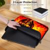 12 inch Laptop Bag for Women & Men - Maple Leaf Wolf Pattern Computer Bag with Handle & Zipper Portable Tote Bags Laptop Sleeve Fits 12 inch Laptops Notebook Tablet & Accessorie view 4