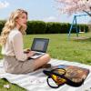 12 inch Laptop Bag for Women & Men - Books and Cat Pattern Computer Bag with Handle & Zipper Portable Tote Bags Laptop Sleeve Fits 12 inch Laptops Notebook Tablet & Accessorie view 3