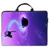 13 inch Laptop Bag for Women & Men - Cat and Planet Pattern Computer Bag with Handle & Zipper Portable Tote Bags Laptop Sleeve Fits 13 inch Laptops Notebook Tablet & Accessorie view 1