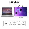 13 inch Laptop Bag for Women & Men - Cat and Planet Pattern Computer Bag with Handle & Zipper Portable Tote Bags Laptop Sleeve Fits 13 inch Laptops Notebook Tablet & Accessorie view 2