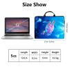 12 inch Laptop Bag for Women & Men - Sea Turtle and Flowers Pattern Computer Bag with Handle & Zipper Portable Tote Bags Laptop Sleeve Fits 12 inch Laptops Notebook Tablet & Accessorie view 2