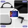 12 inch Laptop Bag for Women & Men - Galaxy Running Horses Pattern Computer Bag with Handle & Zipper Portable Tote Bags Laptop Sleeve Fits 12 inch Laptops Notebook Tablet & Accessorie view 3
