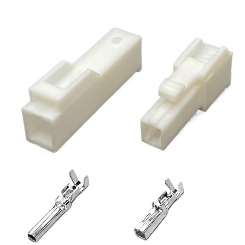 VL6.2mm spacing Connector high Current Cable Two ho/*le Plug 1/2/3/4/6/8/12 pin Wire Harness Socket Terminal Sheath(1p,5sets)