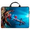 10 inch Laptop Bag for Women & Men - Sea Anchor and Red Roses Flowers Pattern Computer Bag with Handle & Zipper Portable Tote Bags Laptop Sleeve Fits 10 inch Laptops Notebook Tablet & Accessorie view 1